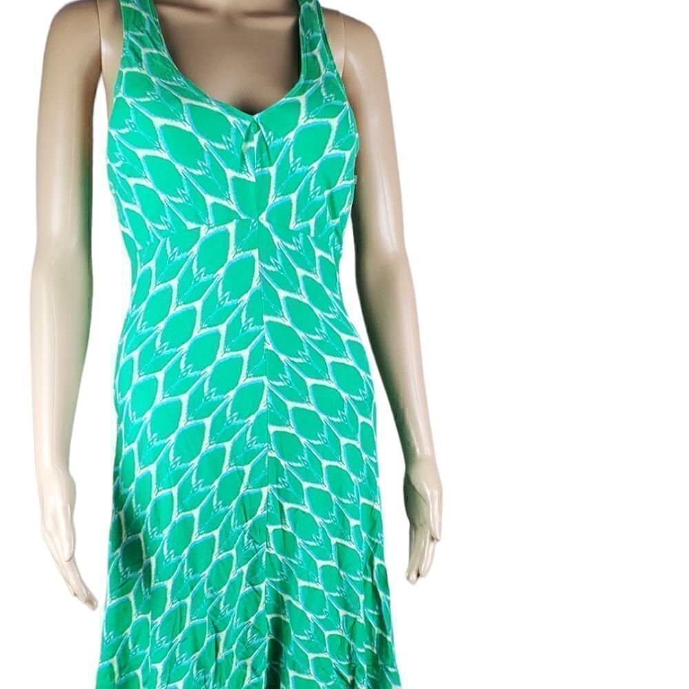 The North Face Green & White Dress